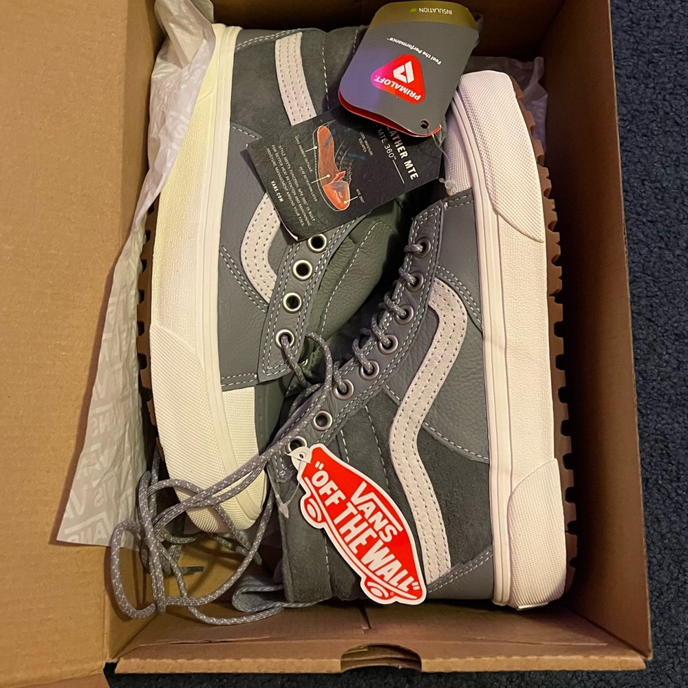 NEVER WORN Vans Sk8-Hi MTE 2.0 Frost Gray mens 5 womens 6.5